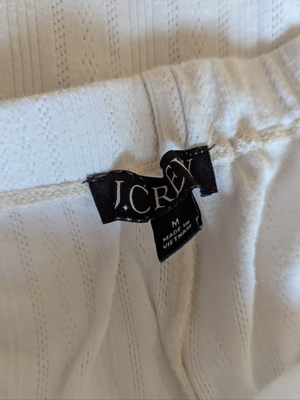 J. Crew Pointelle Cotton PJ Tank and Shorts Set - Picture 3 of 4
